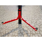 Katool KT-AS110D 11,000 lb Asymmetric Two-Post Lift — Direct Drive, Single-Point Lock Release