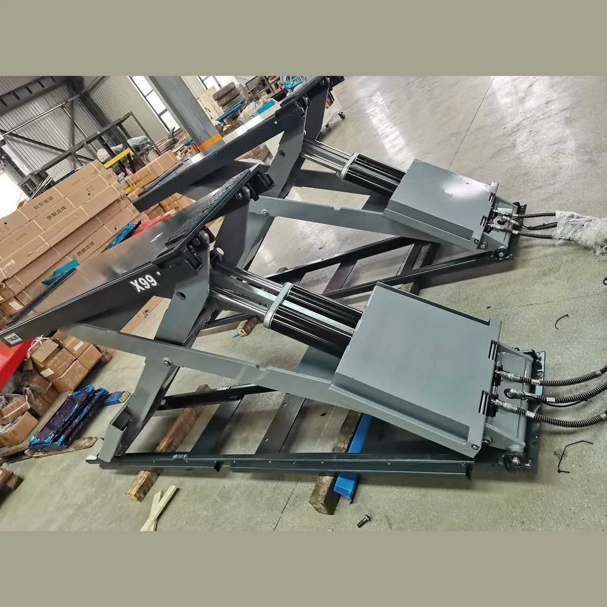 Katool KT-X99 Full-Rise Scissor Lift — 7,700 lb Capacity, 76" Lift Height