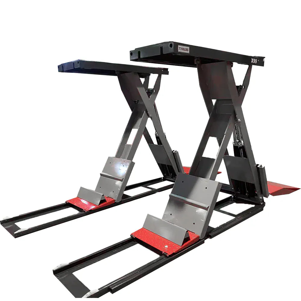 Katool KT-X99 Full-Rise Scissor Lift — 7,700 lb Capacity, 76" Lift Height