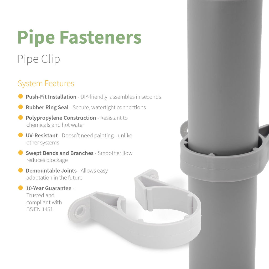 Kayflow 40mm Push-Fit Waste Water Parts