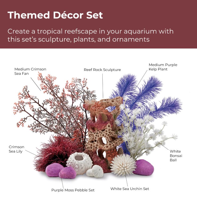 Oase biOrb Aquarium Fish Tank Decor Set 30L Reef Rock