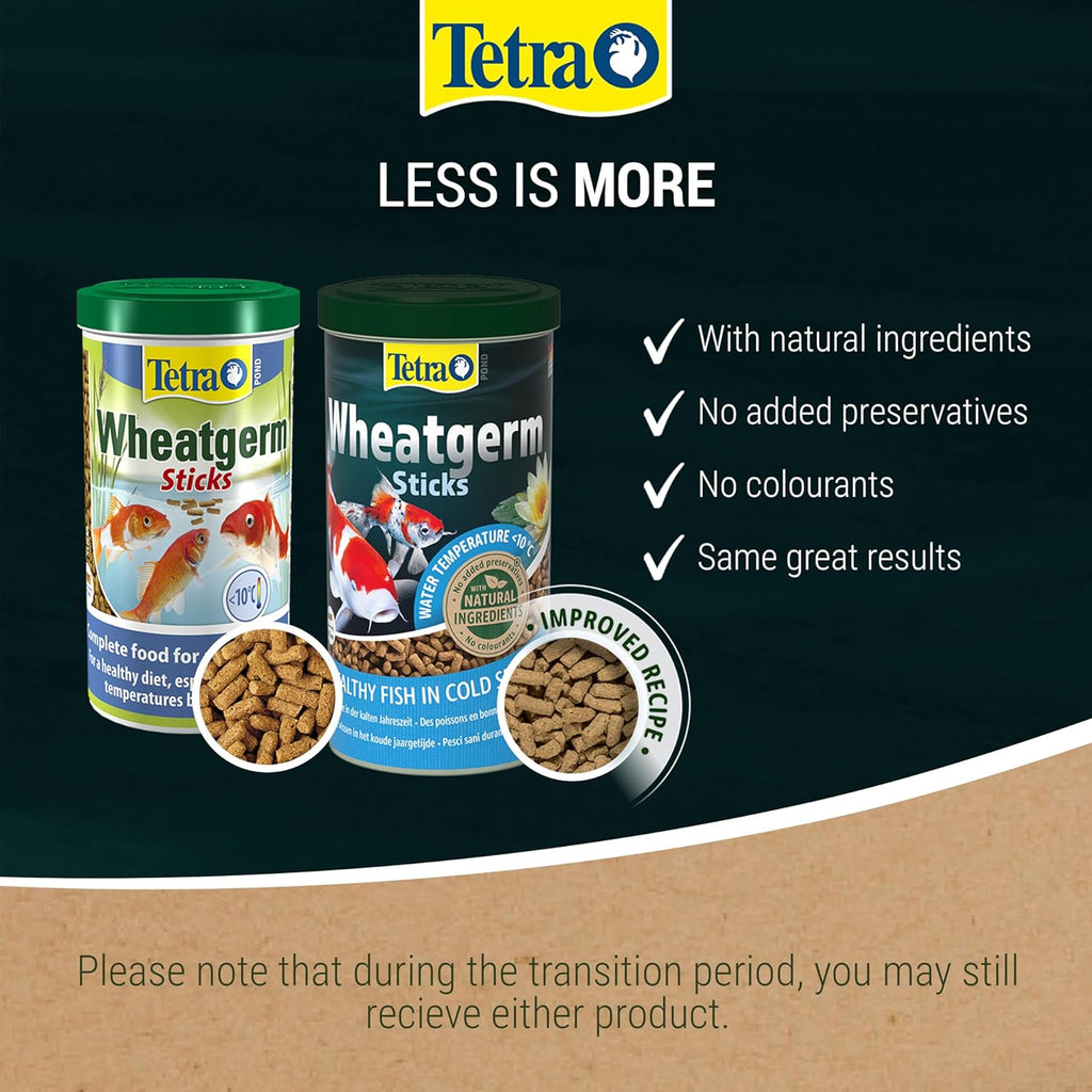 Tetra Pond Wheatgerm Sticks: Cold Weather Fish Food