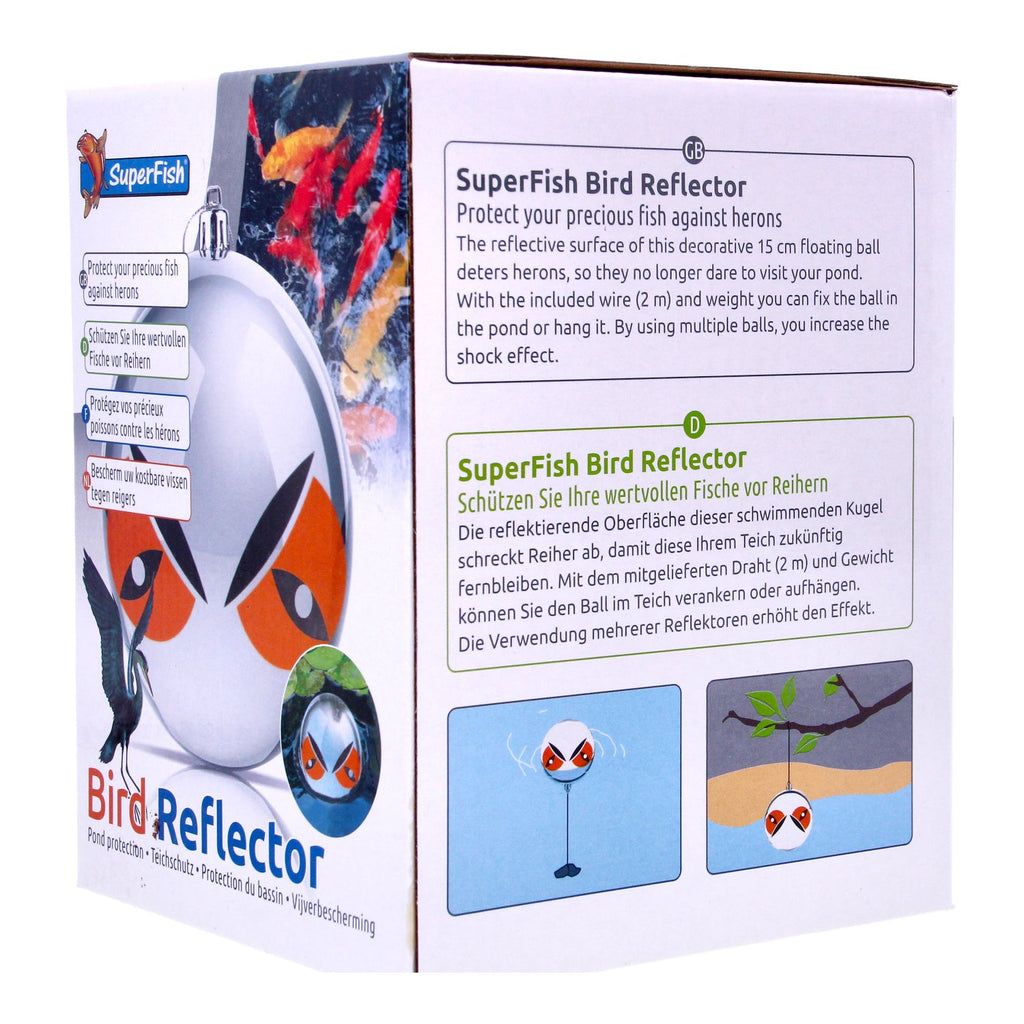 Superfish Pond Heron Scare Reflector 15cm - Fish Protection Ball