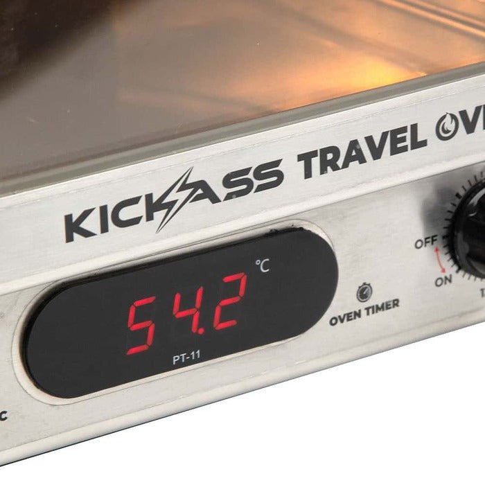 KickAss 12V 130W Portable Travel Oven + Tray Bundle