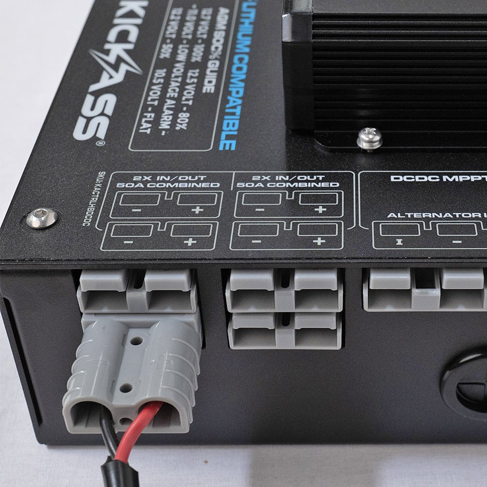 KickAss 12V Control Hub / Panel with 20A DCDC Charger