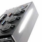 KickAss 12V Mini Control Box with 2 x Anderson, 6 x USB & 3 x Cig Sockets