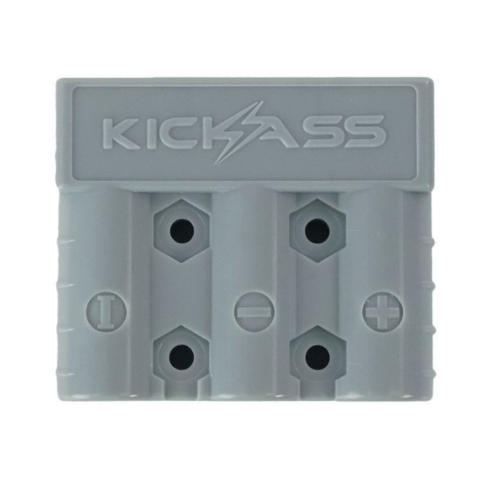 KickAss 3 Pin 50A Grey Anderson Style Connector