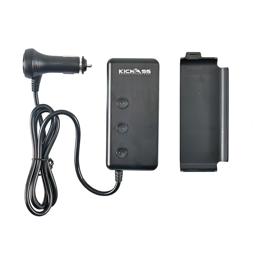 KickAss 3 Way Cigarette Socket Splitter with USB Ports