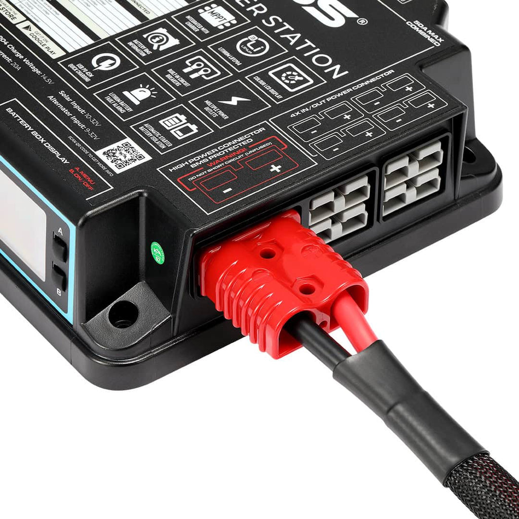 KickAss Battery Box Inverter Cable - M8, 1200mm