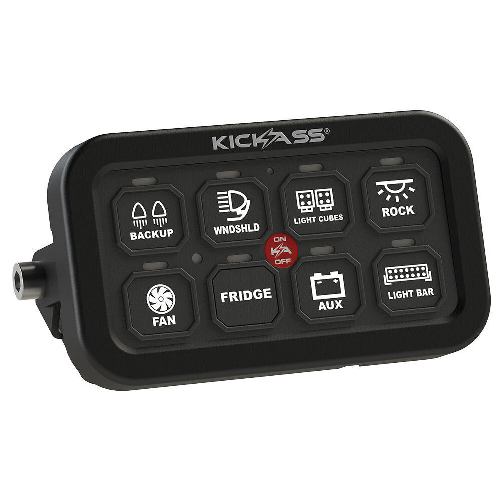 KickAss Bluetooth Control 8 Gang Switch Panel