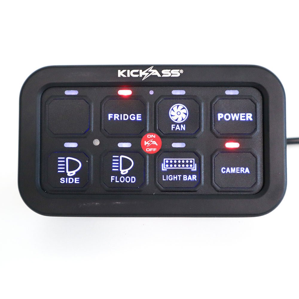 KickAss Bluetooth Control 8 Gang Switch Panel