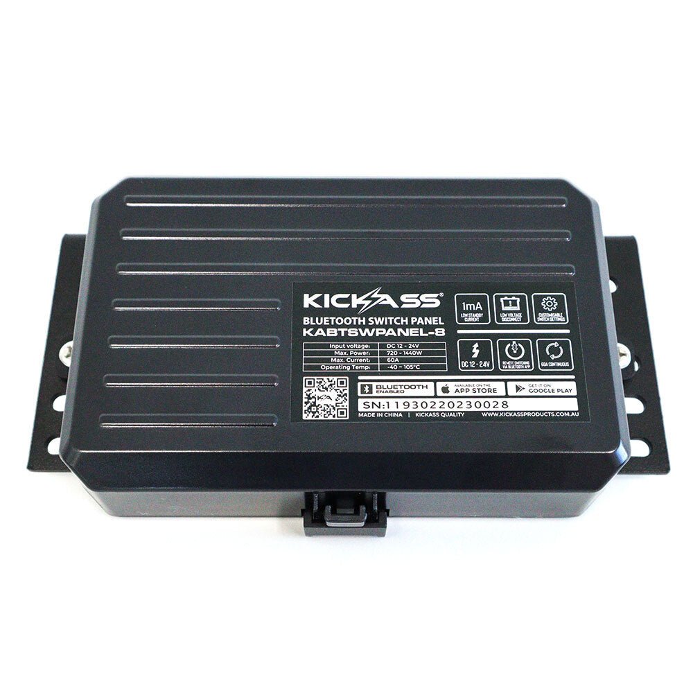 KickAss Bluetooth Control 8 Gang Switch Panel