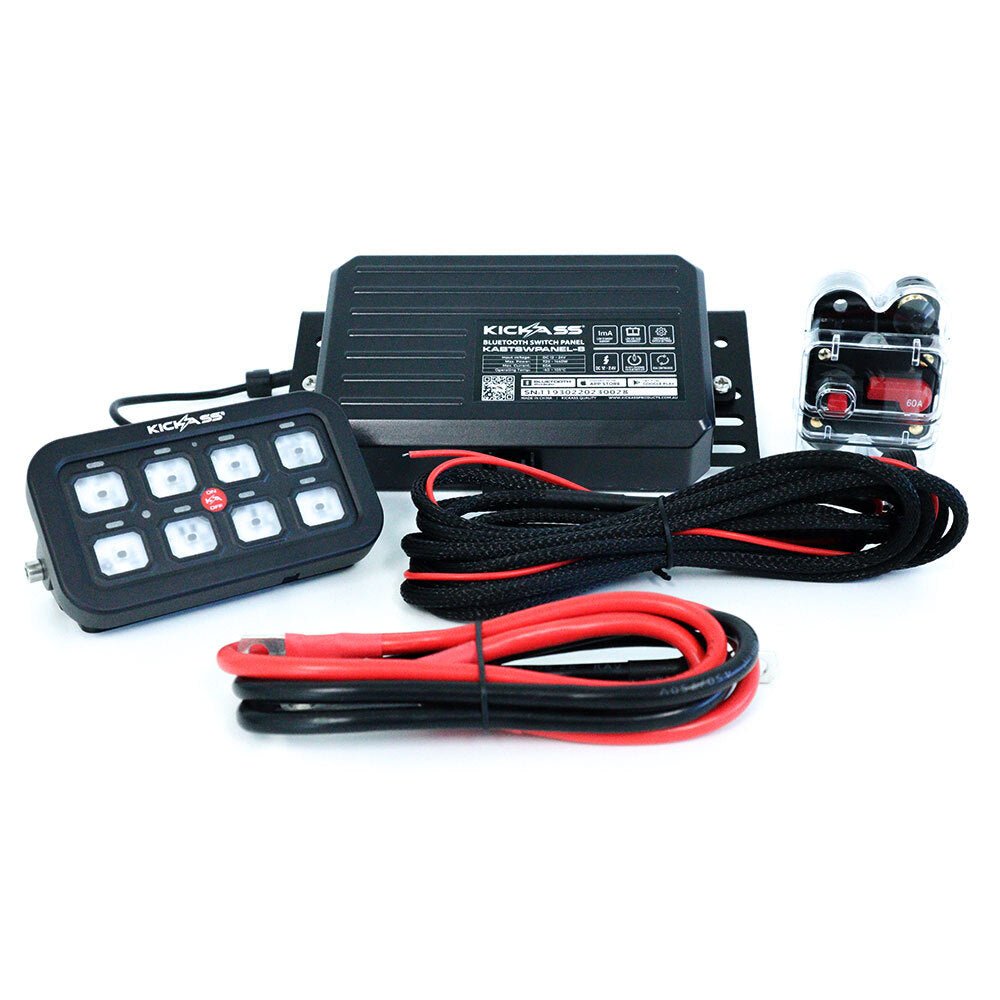 KickAss Bluetooth Control 8 Gang Switch Panel