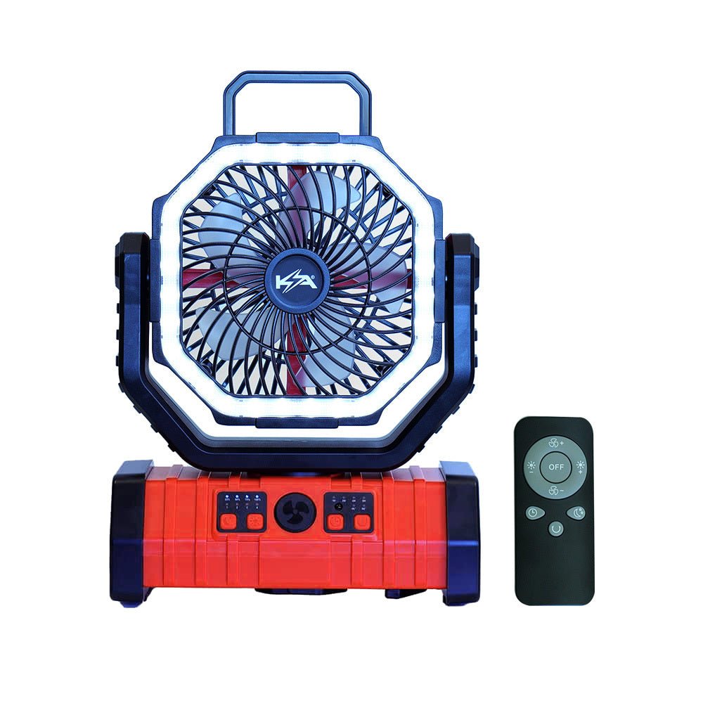 KickAss 12V Anderson To USB Fast Charger + Fan with LED Light & Power Bank Bundle