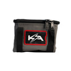 KickAss Canvas Clear Top Storage Bag with PVC Lining - 20x25x15cm