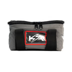 KickAss Canvas Clear Top Storage Bag with Soft Padded Lining - 25x13x15cm
