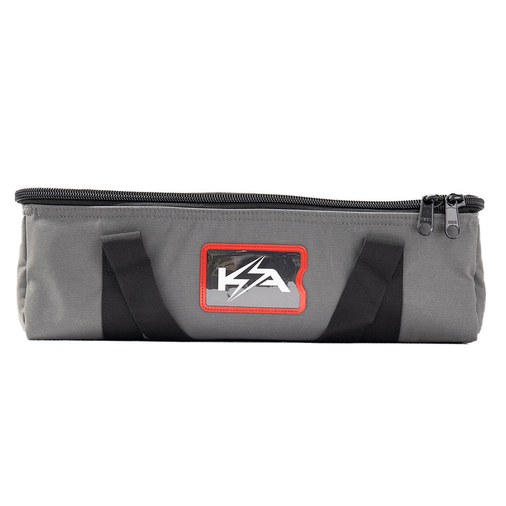 KickAss Canvas Clear Top Storage Bag with Soft Padded Lining - 45x32x15cm