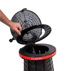 KickAss G'Day Bidet Bundle with Large Stool/Toilet/Bin & Portable 12V Camping Shower