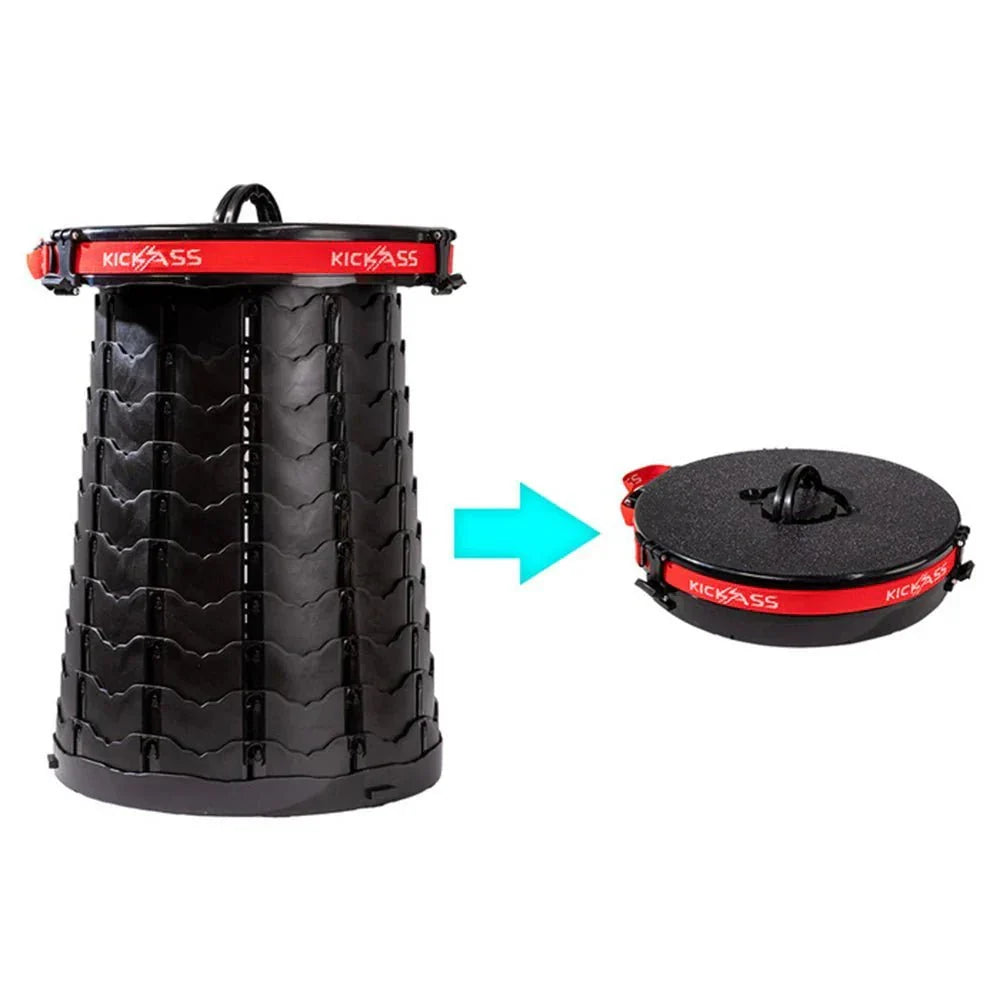 KickAss G'Day Bidet Bundle with Large Stool/Toilet/Bin & Portable 12V Camping Shower