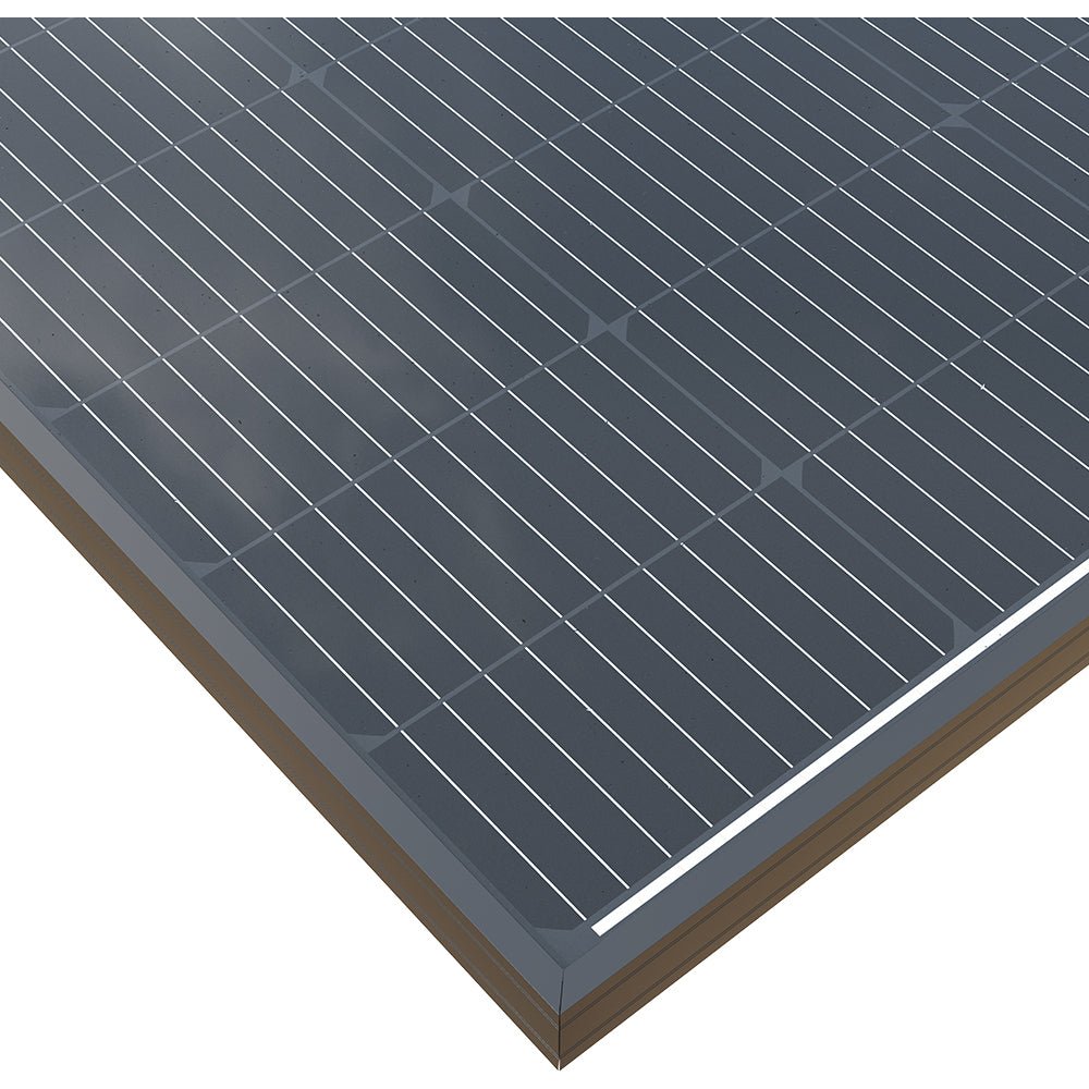 KickAss 12V 250W Fixed Solar Panel, Glass Roof Top