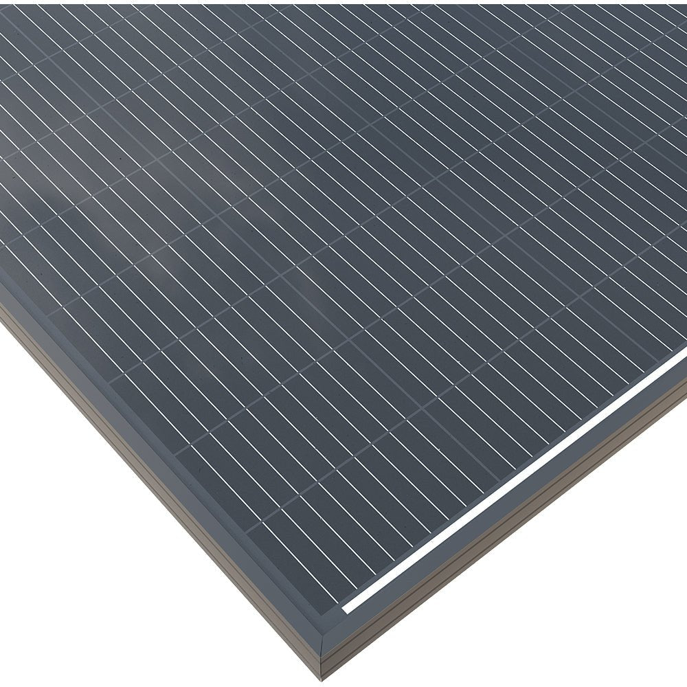 KickAss 12V 350W Fixed Solar Panel, Glass Roof Top