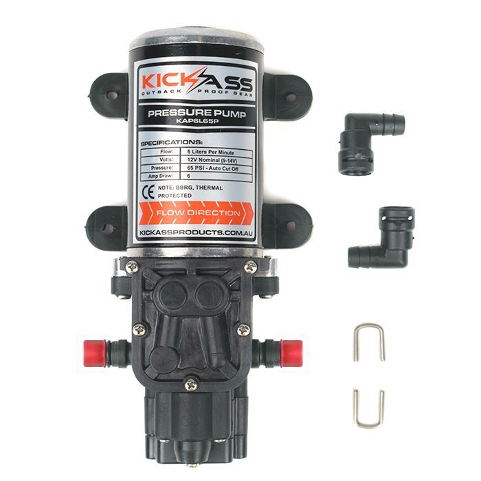 KickAss Instant Gas Hot Water System + 6L/Min Water Pump Bundle