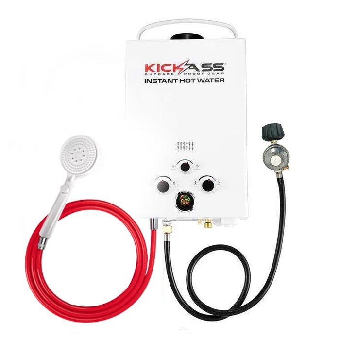 KickAss Instant Gas Hot Water System + 6L/Min Water Pump Bundle