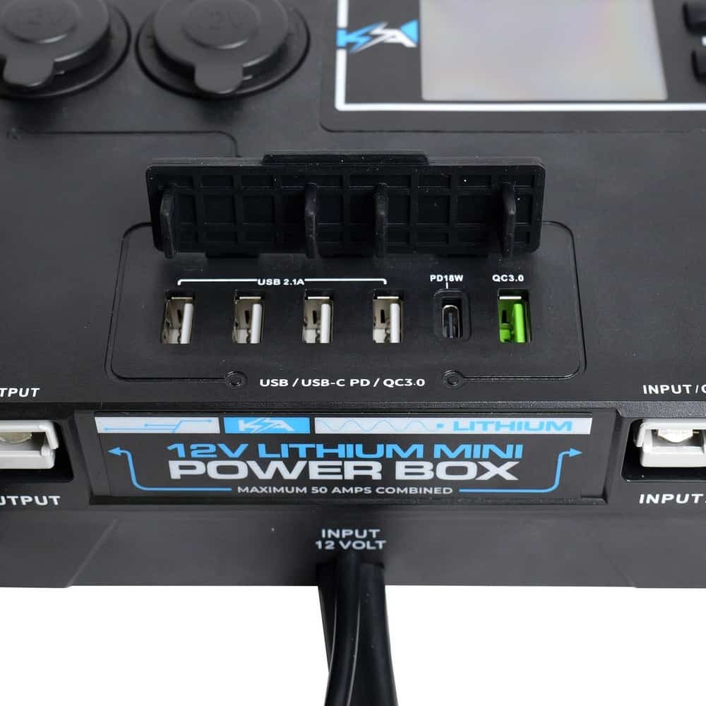 KickAss 12V Control Box & Battery Monitor - with LCD Screen