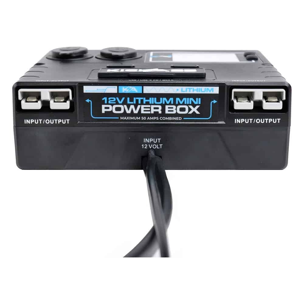 KickAss 12V Control Box & Battery Monitor - with LCD Screen