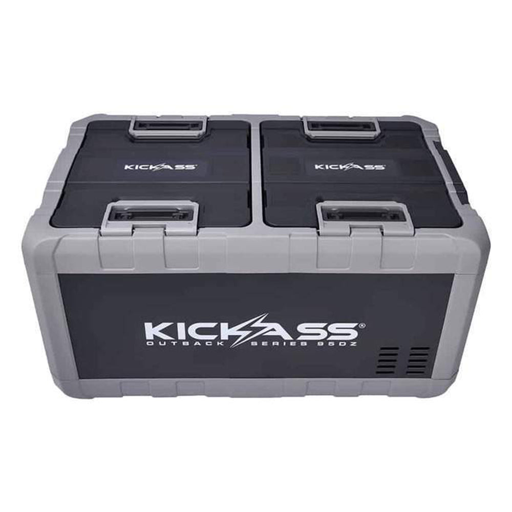 KickAss Portable 12V Fridge Freezer - Dual Zone, 95L