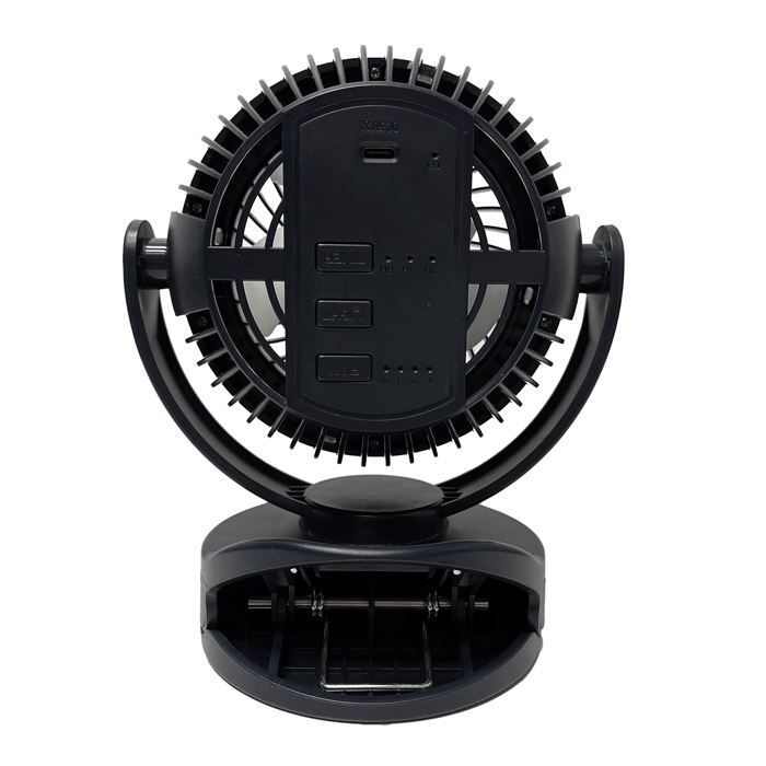 KickAss Portable Clip Fan with LED Light