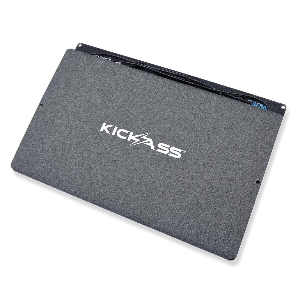 KickAss 12V 240W Premium Folding Portable Solar Panel