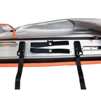 KickAss Premium Shower Awning - Black & Orange