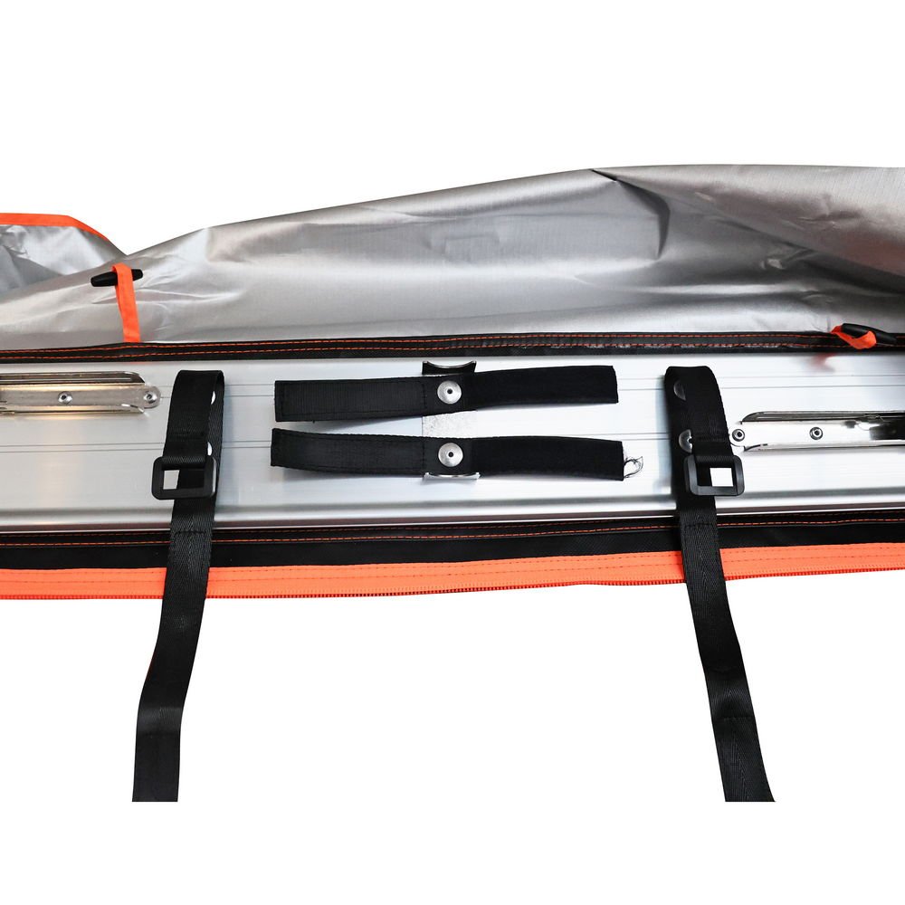 KickAss Premium Shower Awning - Black & Orange
