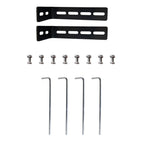 KickAss Premium Shower Awning - Black & Orange