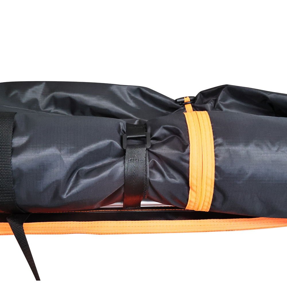 KickAss Premium Shower Awning - Black & Orange