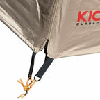 KickAss Premium Shower Awning with Roof & LED Light Strip