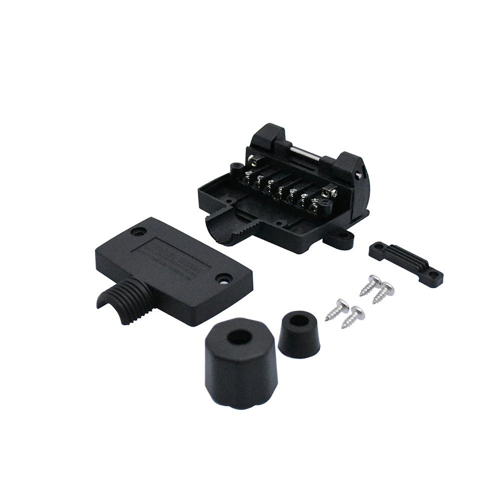 12-Pin Flat Trailer Socket Tornado Springs, Cable Gland & Normally-Open Reed Switch