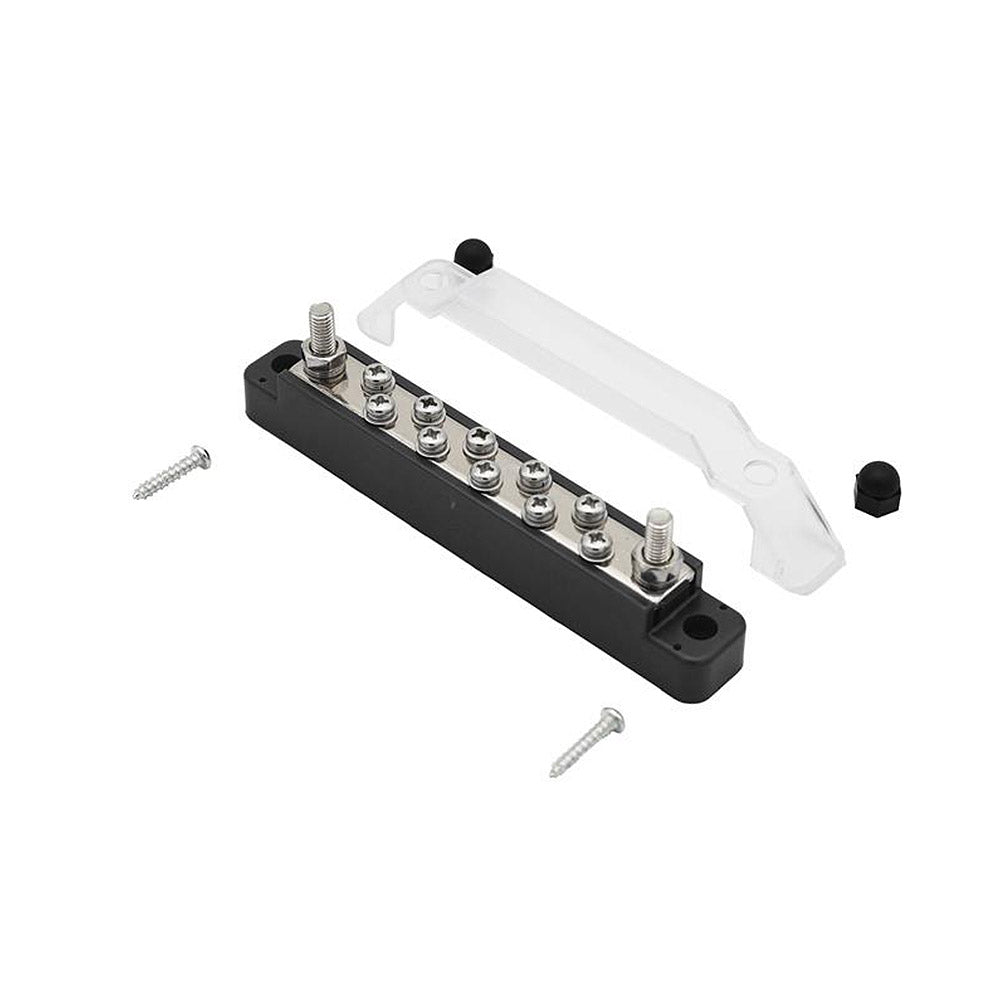 KickAss 10-Way Negative Bus Bar with Cover