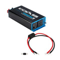 KickAss 1000W Pure Sine Wave Inverter + Premium Wiring Kit Bundle