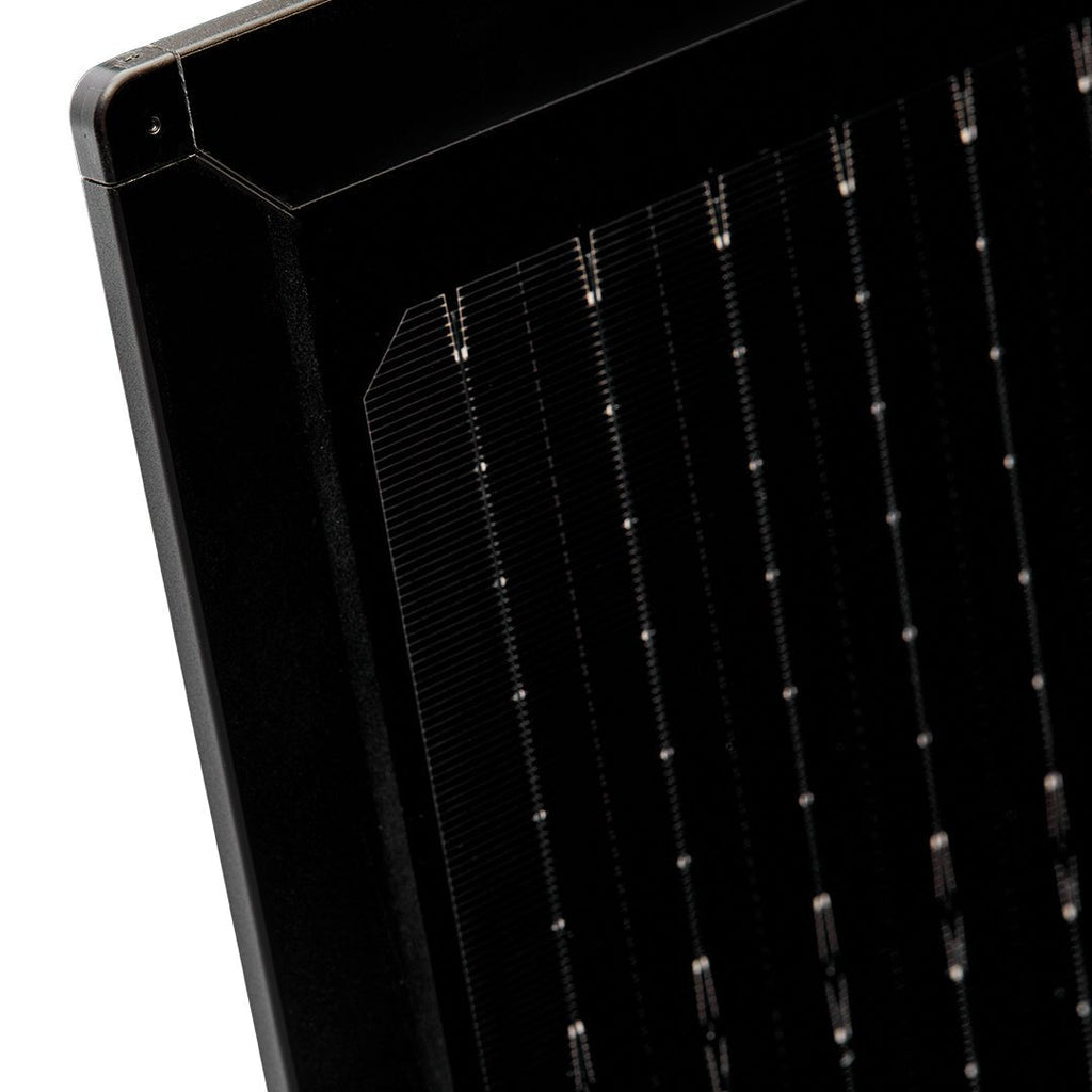 KickAss 12V 110W Ultra Slim Fixed Glass Solar Panel