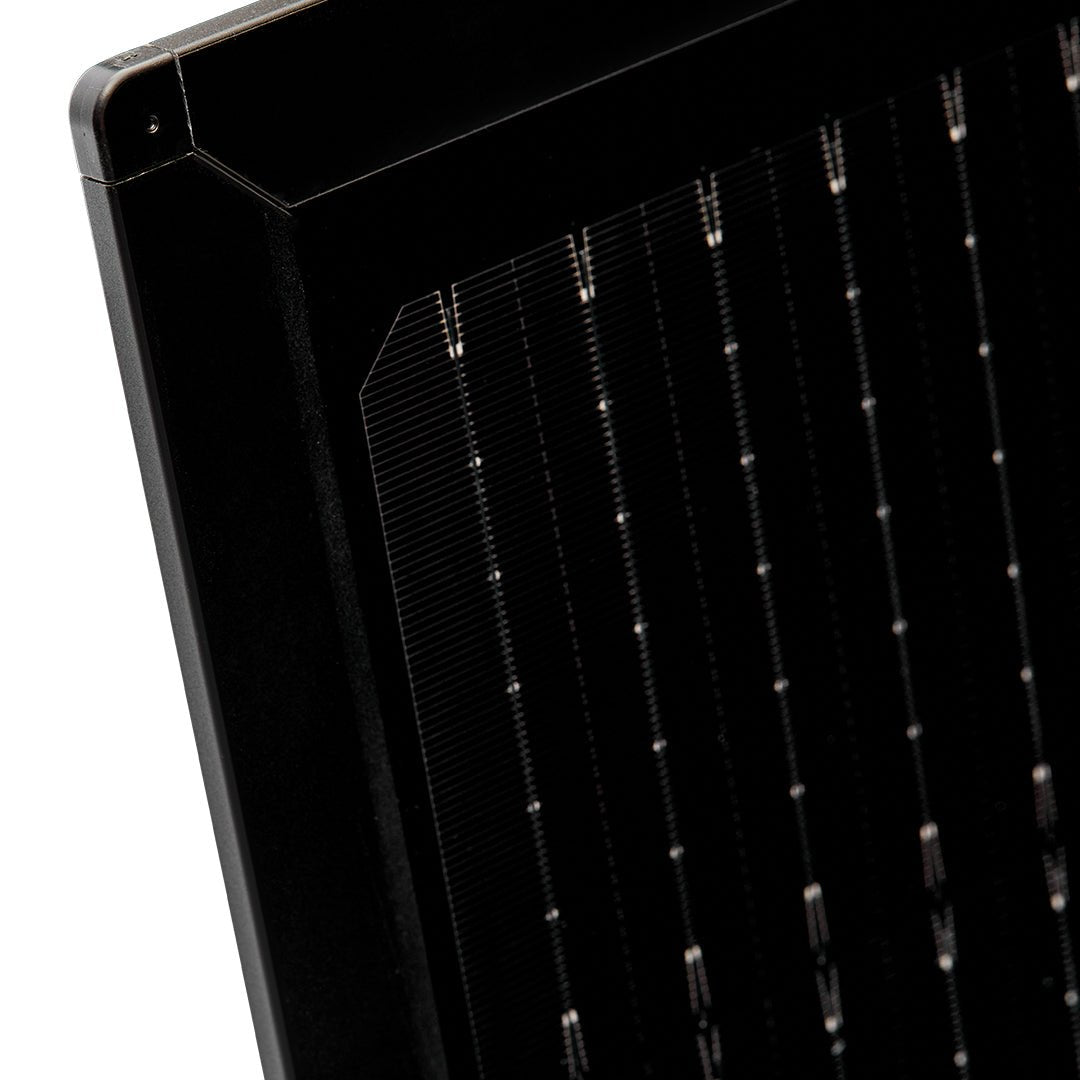 KickAss 12V 110W Ultra Slim Fixed Glass Solar Panel