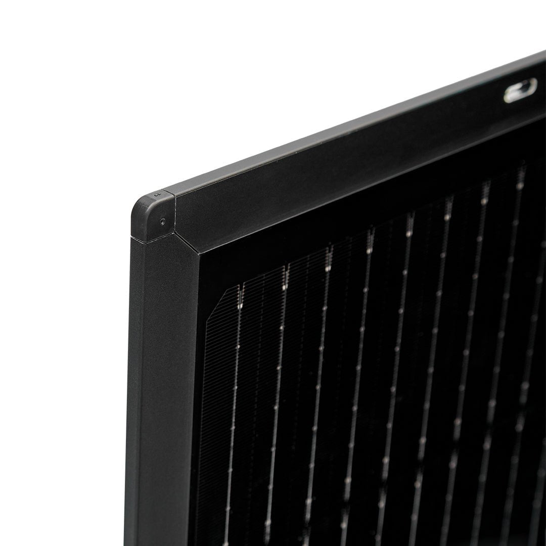 KickAss 12V 110W Ultra Slim Fixed Glass Solar Panel