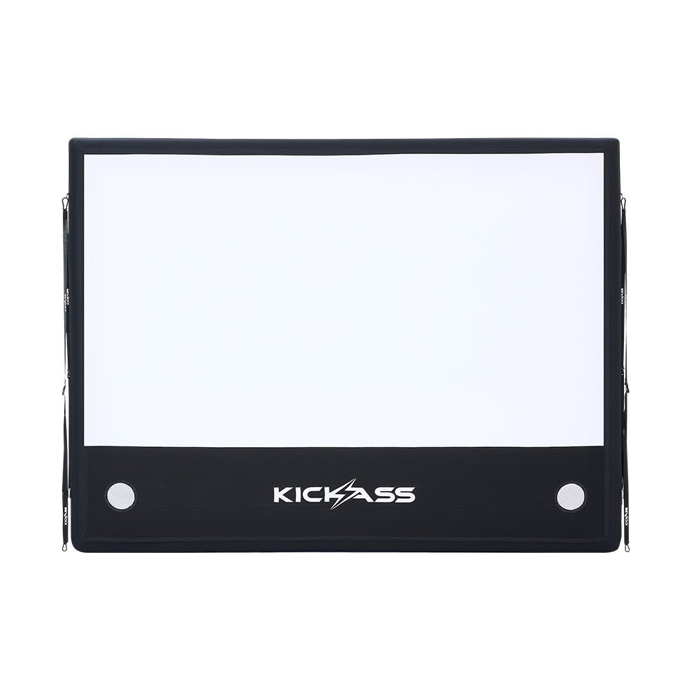 KickAss 120” Portable Outdoor Cinema Projection AirScreen – Inflatable Movie Screen for Camping & Backyard