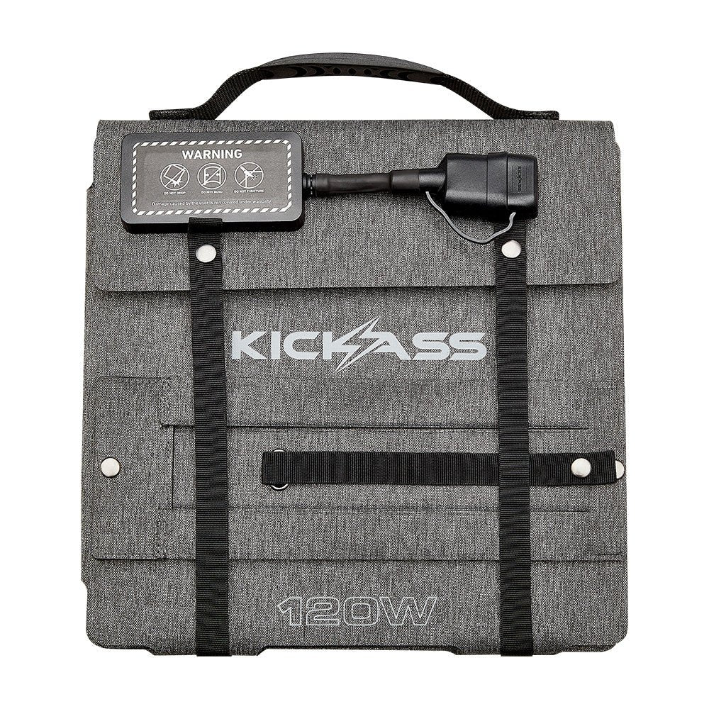 KickAss 120W DC Solar Blanket with Anderson Tail & USB Hub
