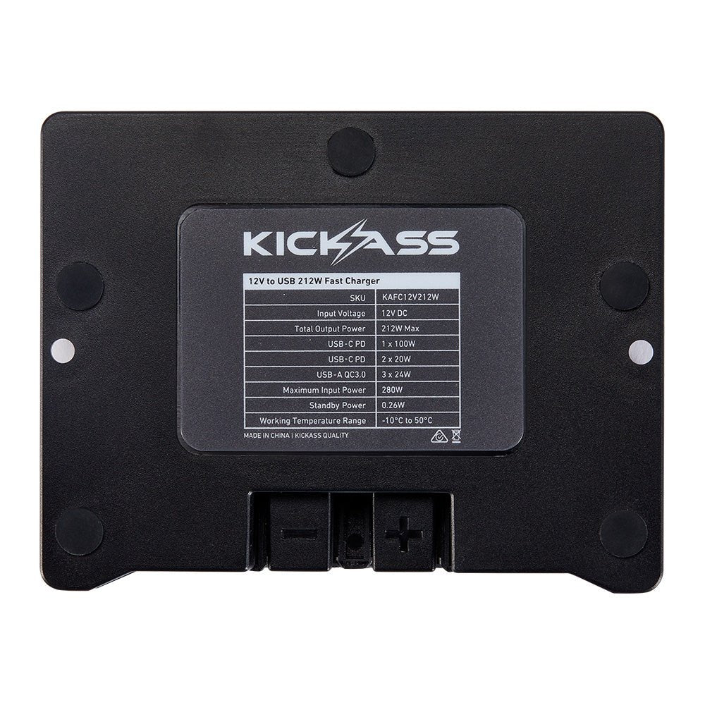 KickAss 12V Anderson To USB Fast Charger - 212W