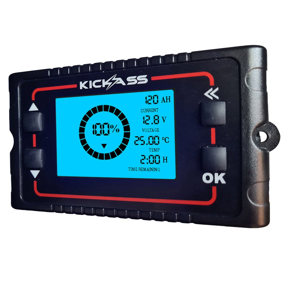 KickAss 500A Battery Monitoring Shunt with Remote Display