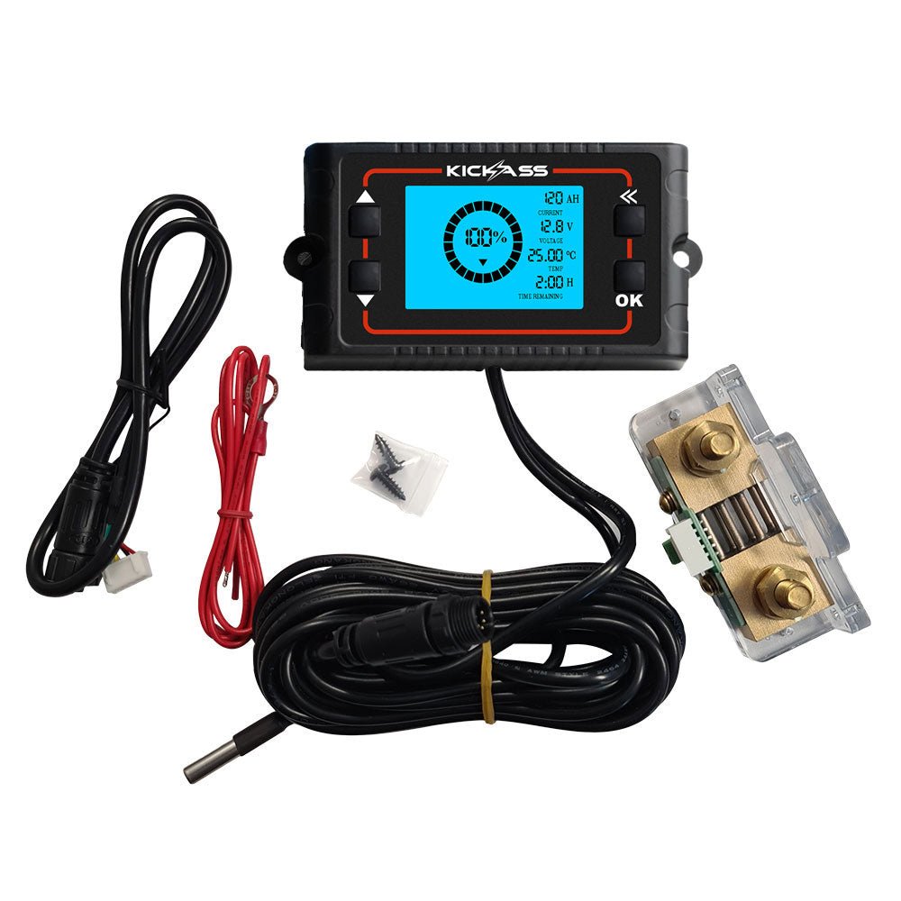 KickAss 500A Battery Monitoring Shunt with Remote Display
