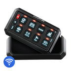 KickAss 12/24V 8 Gang Wireless Switch Panel with Magnetic Charging Cradle - MKII