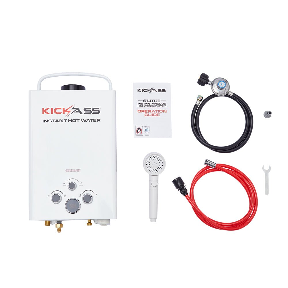 KickAss Instant Camping Hot Water System - 6L